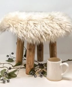 Camperdown Lane Sheepies, Rugs & Mats Sheepie Seatpad In Oyster