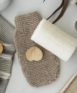 IB Laursen Jute Bath Mitt