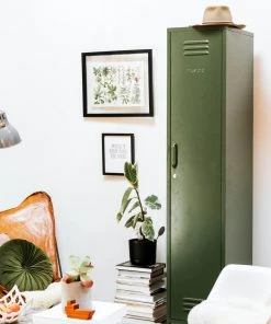 Mustard Made Mustard Made Lockers The Skinny Locker In Olive Green