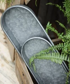 IB Laursen Long Zinc Tray - 51 Cm