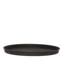 IB Laursen Candle Holders & Accessories Flat Blackened Zinc Tray