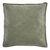 IB Laursen Velvet Cushion Olive Green