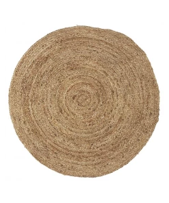 IB Laursen Round Jute Rug 90cm Sheepies, Rugs & Mats