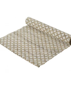 Parlane Woven Table Runner With Diamond Design