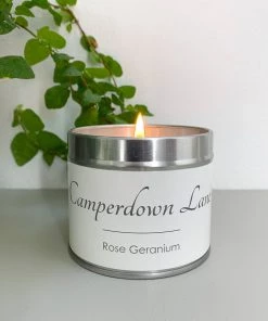The Candle Company Home Fragrance Camperdown Lane Rose Geranium Candle
