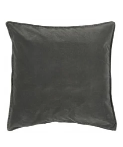 IB Laursen Velvet Cushion In Thunder Grey