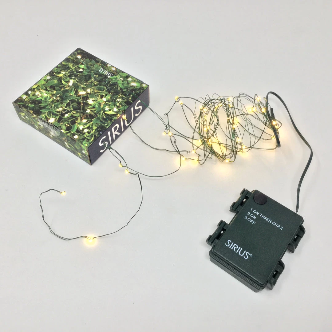 Sirius Garden & Outdoors Outdoor Micro LED String 40 Lights 3.9M