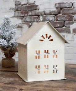 Chic Antique Antique Cream Tealight House Square