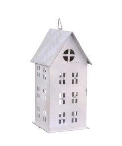 Chic Antique Candle Holders & Accessories Antique Cream Tealight House Medium