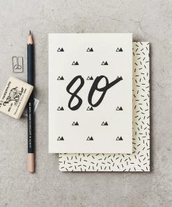 Katie Leamon 80 Birthday Card