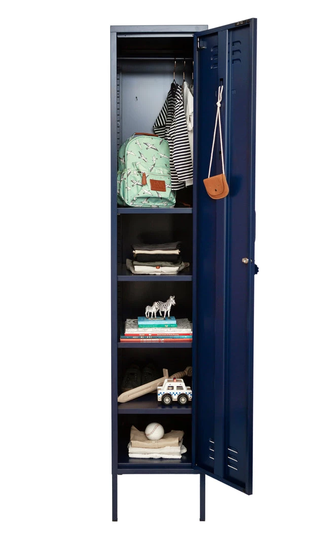 Mustard Made Mustard Made Lockers The Skinny Locker In Navy Blue