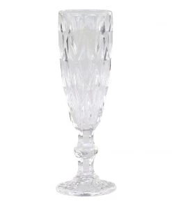 Chic Antique Kitchen & Dining Champagne Glass Diamond Design