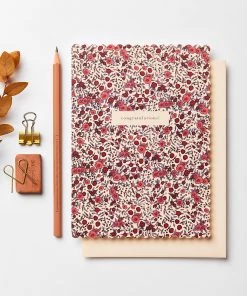 Katie Leamon Wild Rose Congratulations Card Cards And Gift Wrap