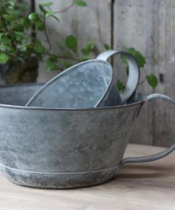 Chic Antique Flowers & Plants French Flower Pot With Handle 23cm