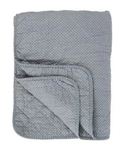 IB Laursen Garden & Outdoors Dusty Blue Spotty Quilt