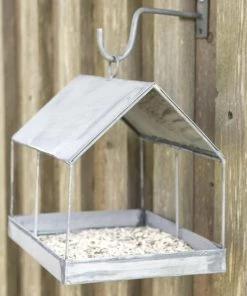IB Laursen Decorative Accessories Zinc Bird Feeder House