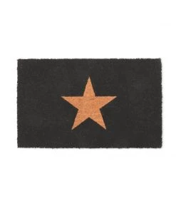 Garden Trading Charcoal Star Doormat - Large