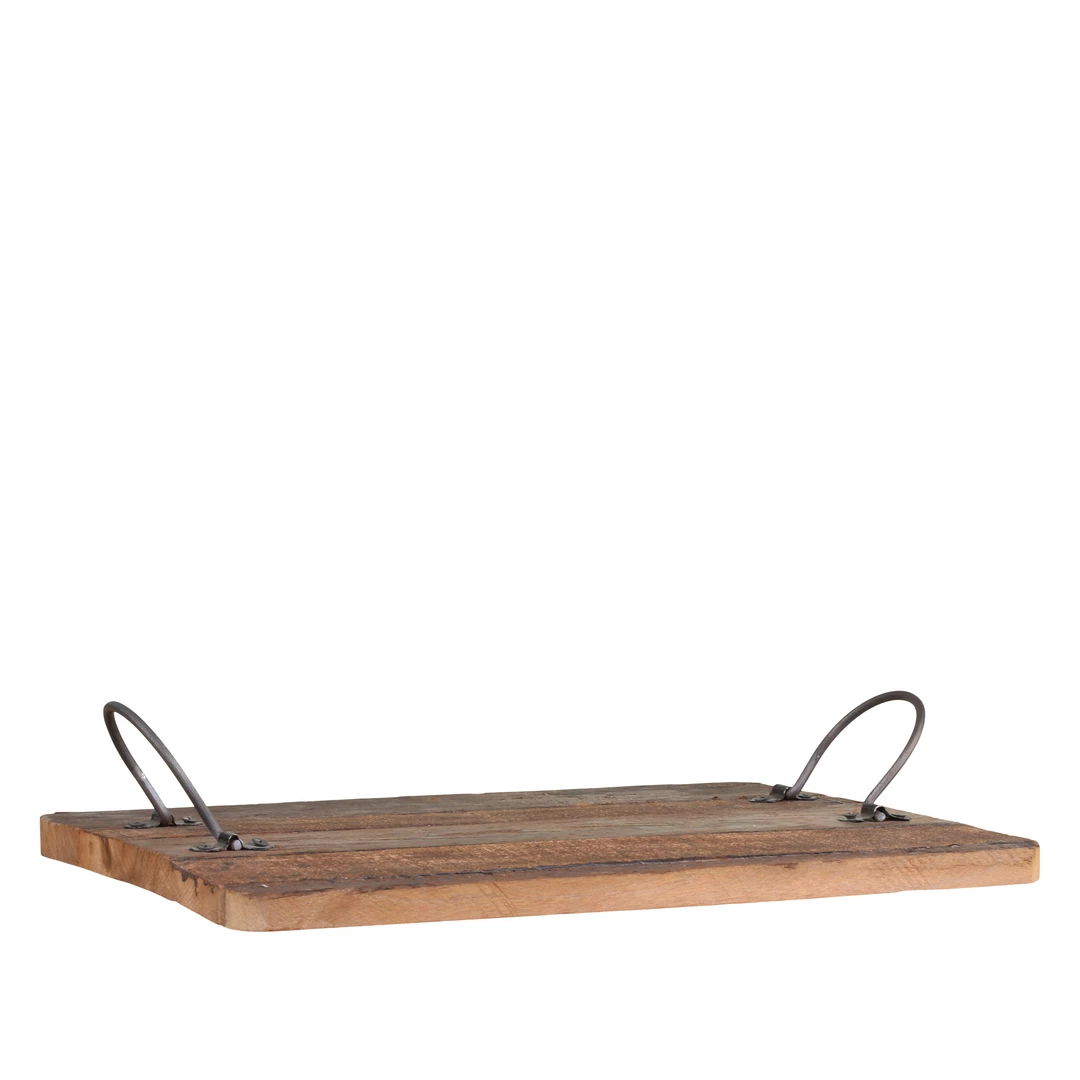 Chic Antique Candle Holders & Accessories Reclaimed Wood Tray Rectangle