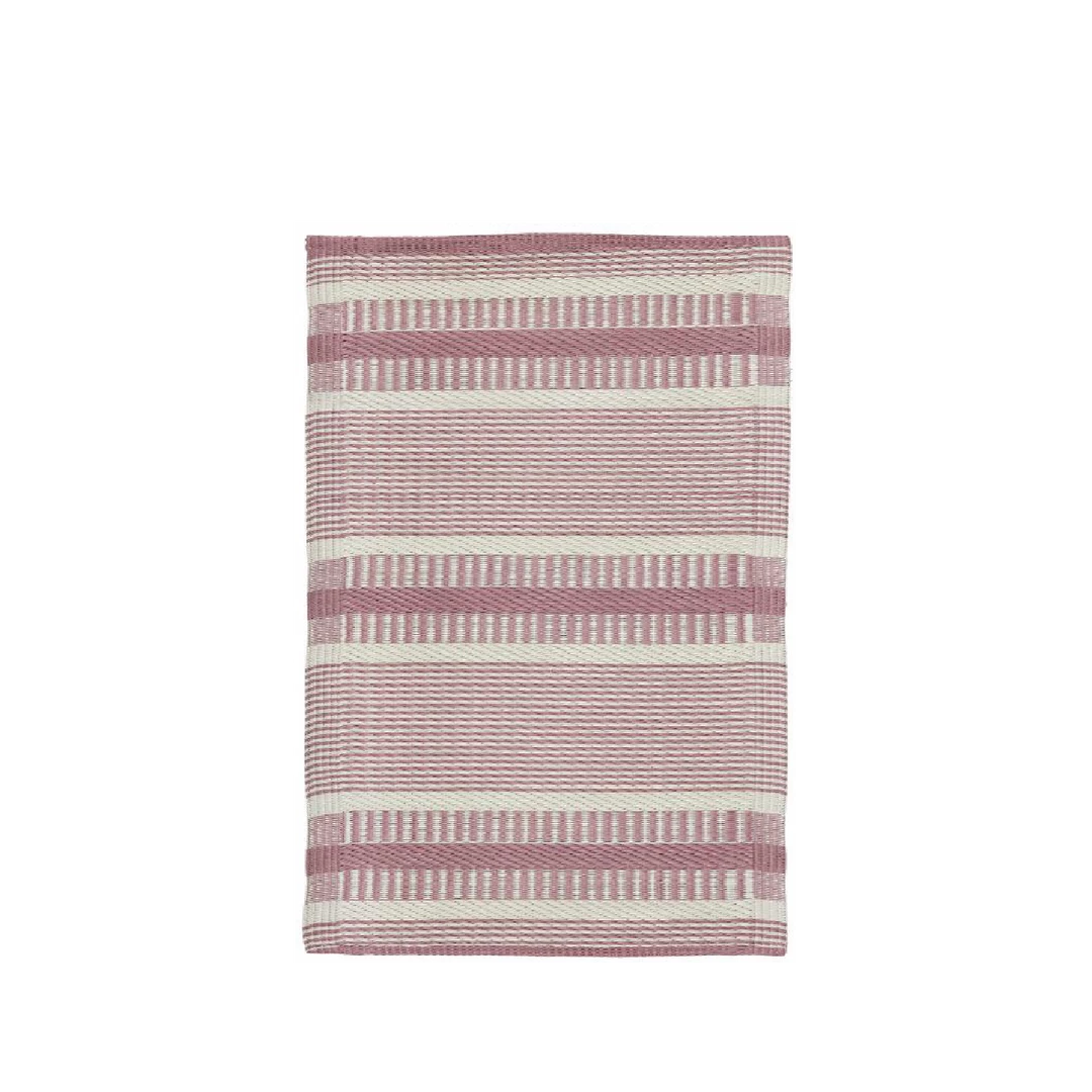 IB Laursen Last Chance To Buy Small Recycled Plastic Outdoor Rug In Pink