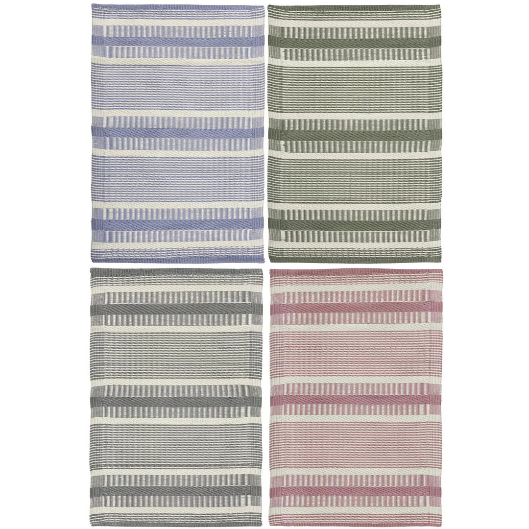 IB Laursen Last Chance To Buy Small Recycled Plastic Outdoor Rug In Pink