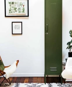 Mustard Made Mustard Made Lockers The Skinny Locker In Olive Green