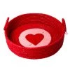 Rice By Rice Last Chance To Buy Red Bread Basket With Heart