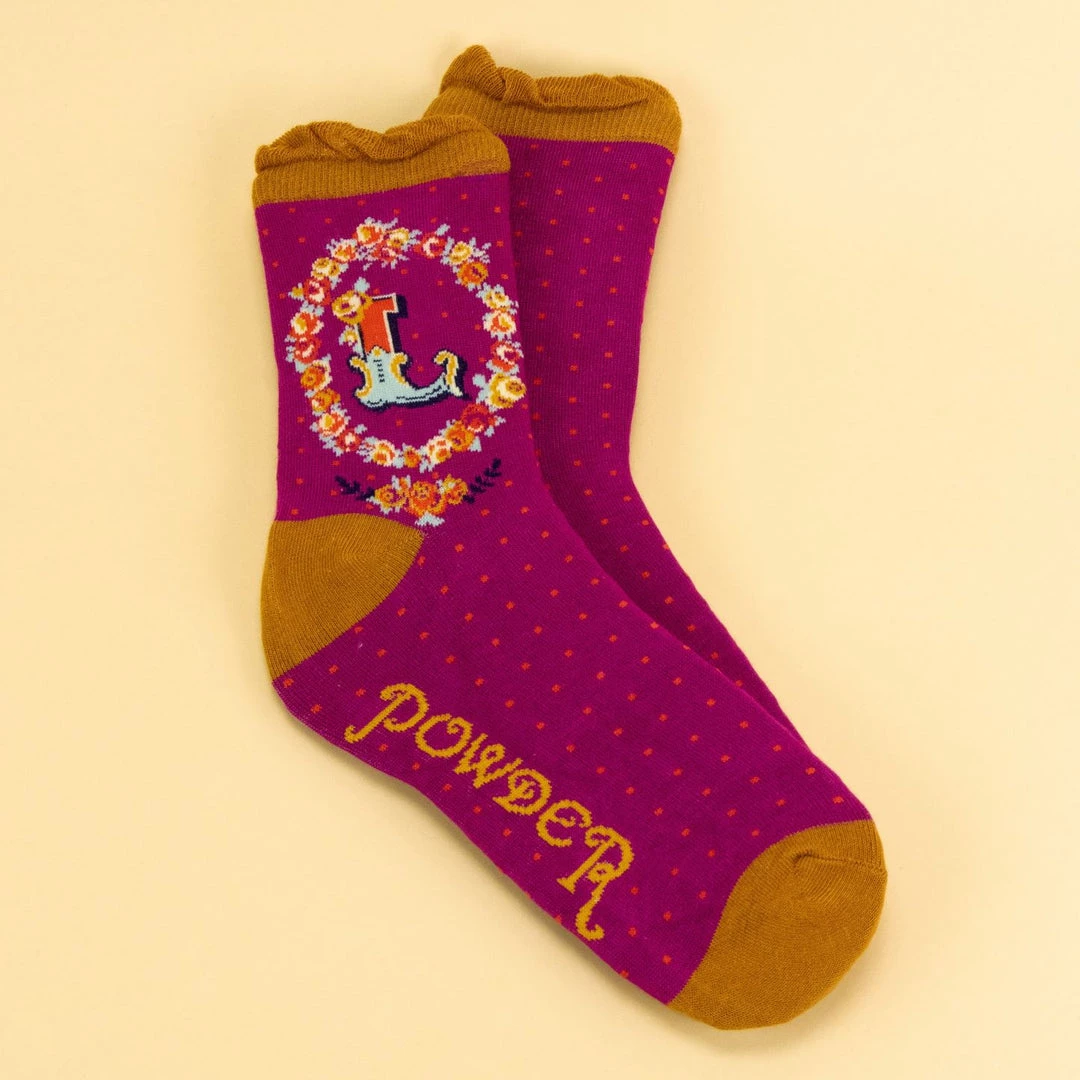 Powder Women's A To Z Bamboo Socks