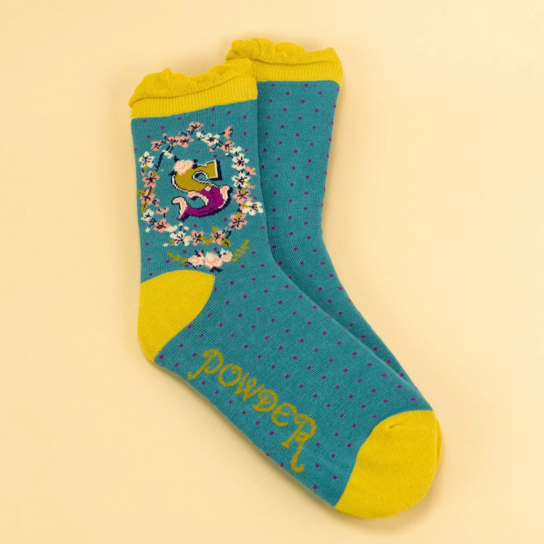 Powder Women's A To Z Bamboo Socks