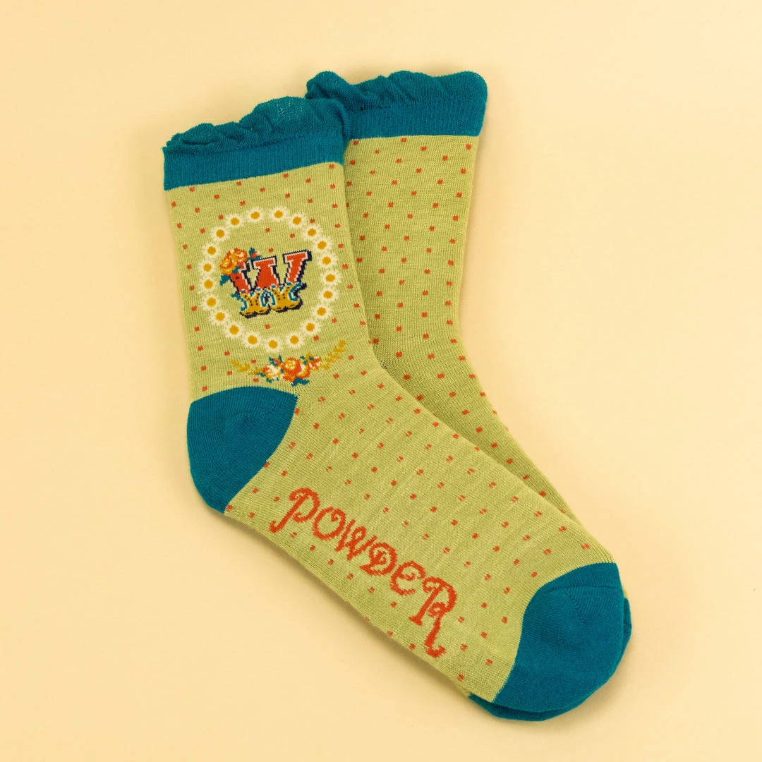 Powder Women's A To Z Bamboo Socks
