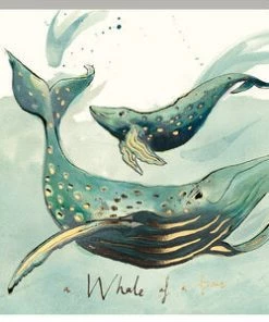 Anna Wright Art Whale Of A Time - Card
