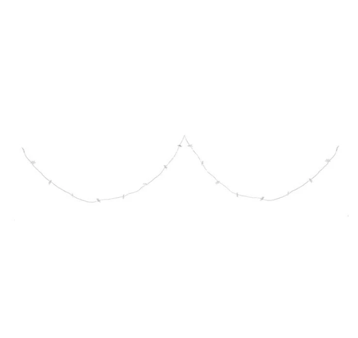 Garden Trading CHRISTMAS Porcelain Star Garland