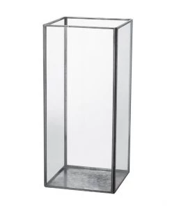 Parlane Glass And Metal Hurricane Lantern Large