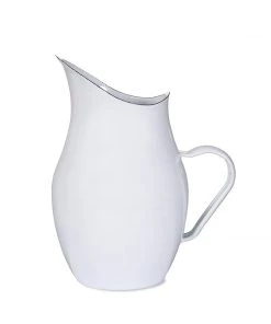 Garden Trading White Enamel Pitcher Jug Garden & Outdoors