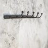 IB Laursen Metal Hook Rail With 5 Hooks