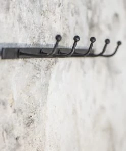 IB Laursen Metal Hook Rail With 5 Hooks