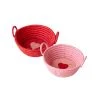 Rice By Rice Mini Red Basket With Heart Last Chance To Buy