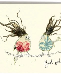 Anna Wright Art Best Buds - Card