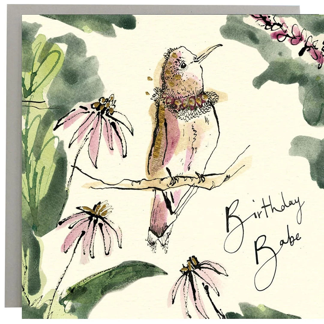 Anna Wright Art Birthday Babe - Card