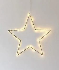 Lightstyle London Ltd Black Metal LED Star Lighting