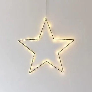 Lightstyle London Ltd Black Metal LED Star Lighting