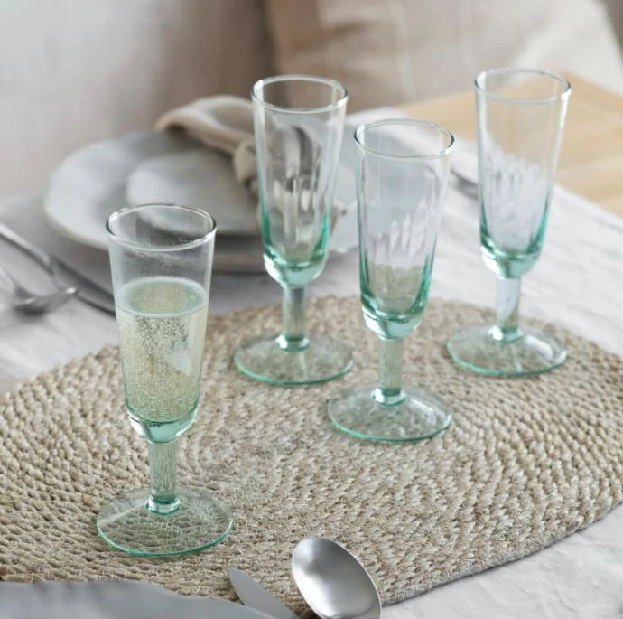 Garden Trading Kitchen & Dining Recycled Flute Glass