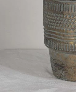 Biggie Best Brushed Gold Planter Decorative Accessories