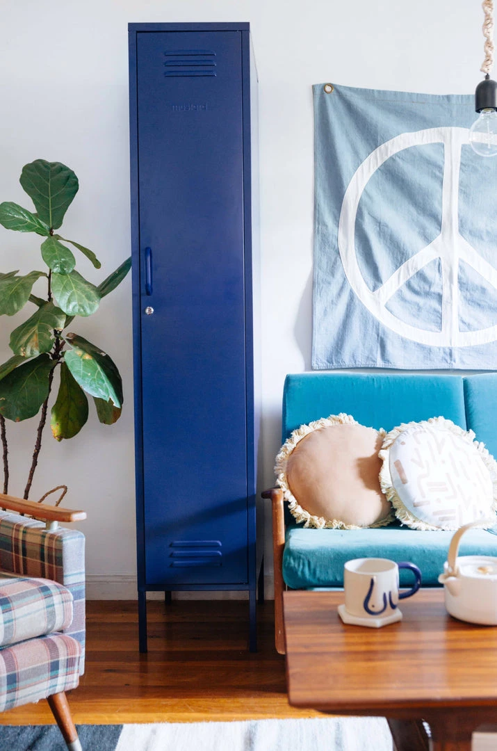 Mustard Made Mustard Made Lockers The Skinny Locker In Navy Blue