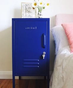 Mustard Made The Shorty Locker In Navy Blue