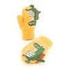 Powder Camperdown Kids Kids Dino Mittens In Buttercup