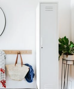 Mustard Made The Skinny Locker In White Mustard Made Lockers