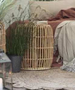 IB Laursen Sheepies, Rugs & Mats Round Jute Flower Rug 120cm