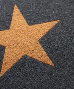 Garden Trading Single Star Charcoal Doormat