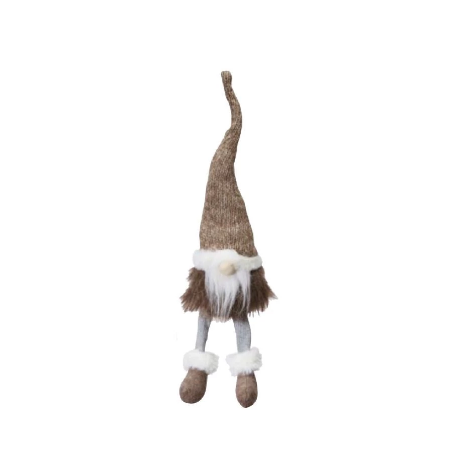 Wikholm Brown And White Trim Christmas Gonk
