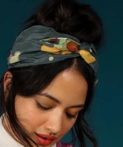 Powder Painted Peony Elasticated Headband Loungewear And Accessories